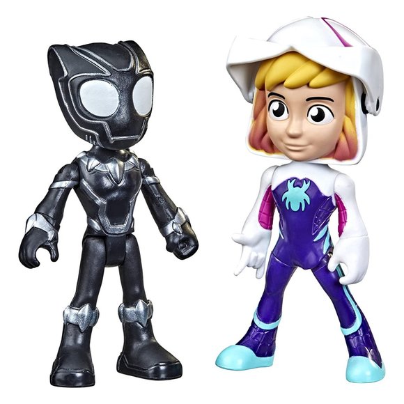 Marvel Spidey & His Amazing Friends Reveal 2-Pack, Black Panther Ghost-Spider - Picture 4 of 6